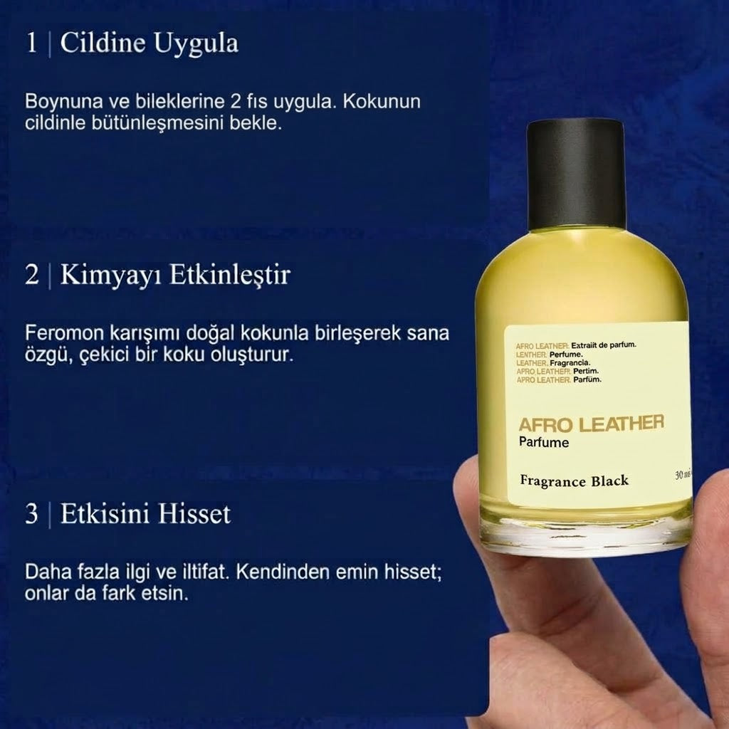 Fenomen Koku Afro Leather 50 ml | Ultra Kalıcı Karşı Koyulmaz koku
